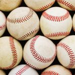 Stacked Rows of Aged Baseballs