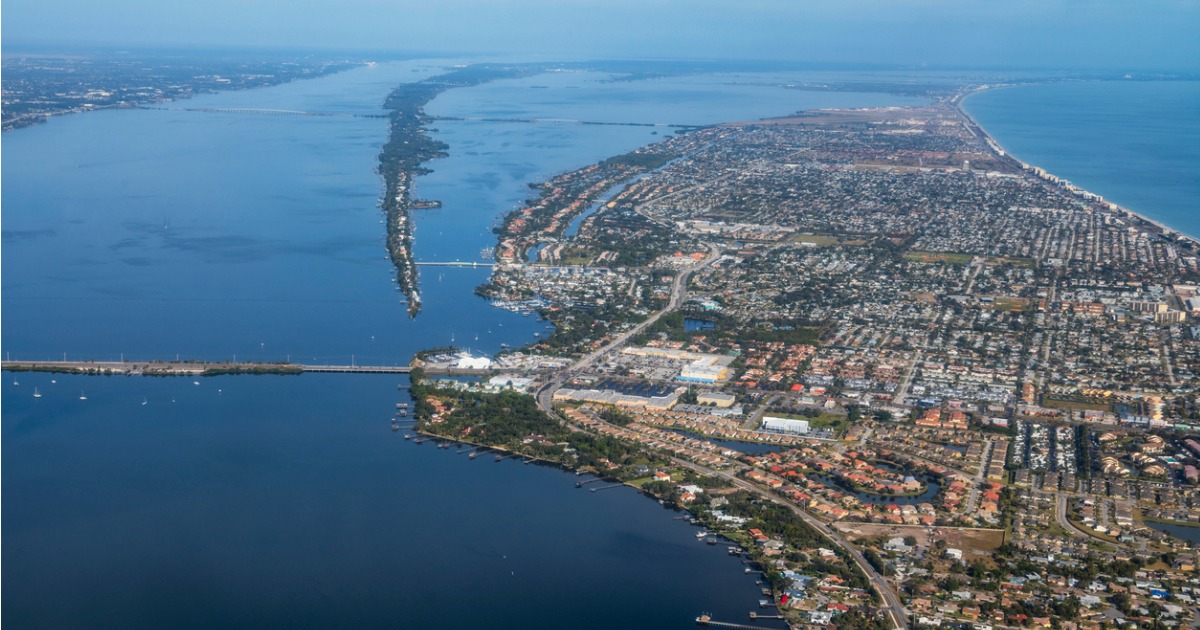 Aerial Photo of Melbourne, Florida