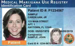 Medical Marijuana Use Registry ID Card Example