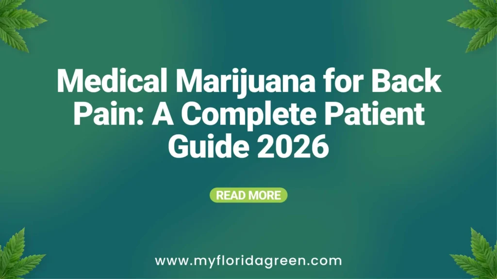 Medical Marijuana for Back Pain