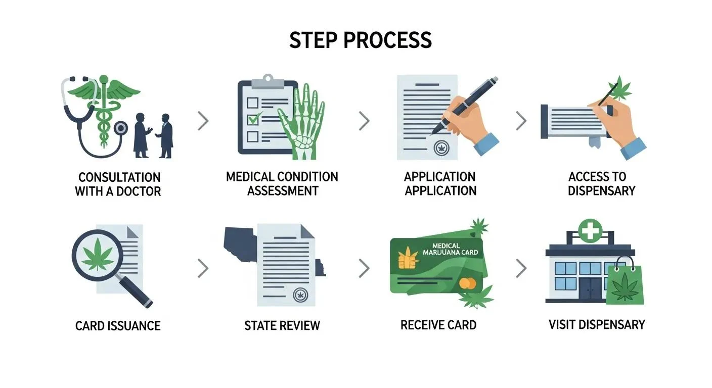 What is the step‑by‑step process to get a medical marijuana card in Naples