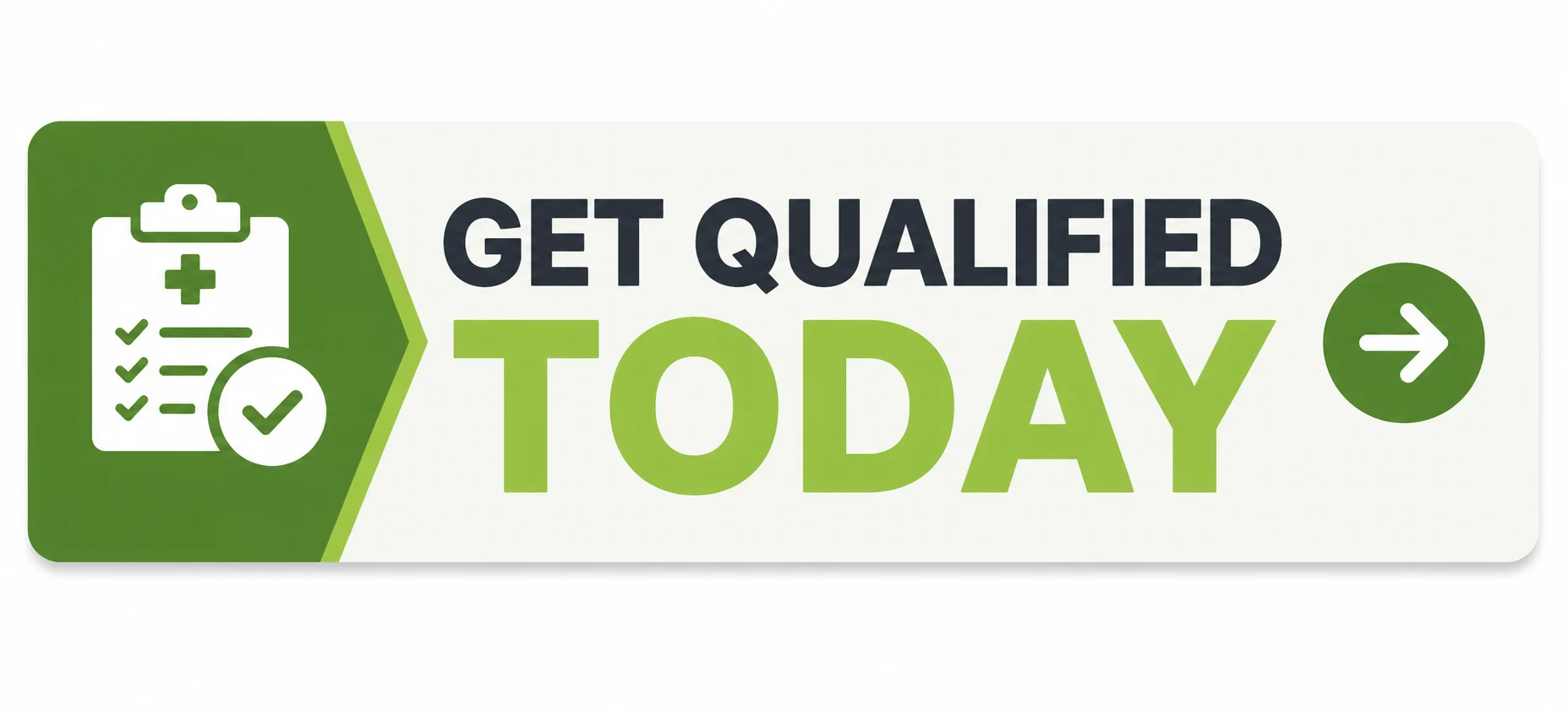 Green “Get Qualified Today” call-to-action banner for Florida medical marijuana evaluations and physician-guided certification.
